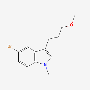 5-bromo-3-(3-methoxypropyl)-1-methyl-1H-indole
