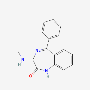 1,3-Dihydro-3-(RS)-methylamino-5-phenyl-2H-1,4-benzodiazepin-2-one