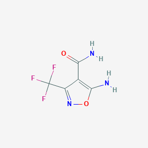 5-Amino-3-trifluoromethylisoxazole-4-carboxamide