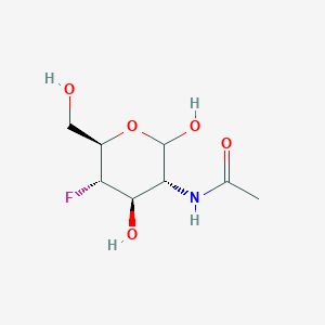 molecular formula C8H14FNO5 B8279672 N-((3R,4R,5S,6R)-5-Fluoro-2,4-dihydroxy-6-(hydroxymethyl)tetrahydro-2H-pyran-3-yl)acetamide 