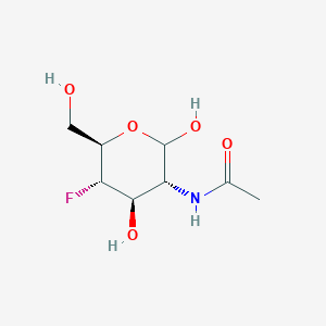 N-((3R,4R,5S,6R)-5-Fluoro-2,4-dihydroxy-6-(hydroxymethyl)tetrahydro-2H-pyran-3-yl)acetamide