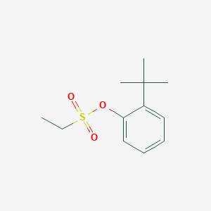 2-Tert-butylphenyl ethanesulfonate