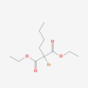molecular formula C11H19BrO4 B8279803 Diethyl 2-bromo-2-butylmalonate 