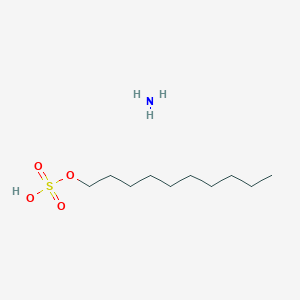 molecular formula C10H25NO4S B082799 Ammonium decyl sulphate CAS No. 13177-52-1