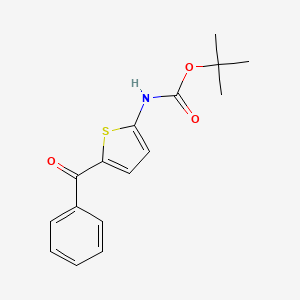 molecular formula C16H17NO3S B8279946 Tert-butyl 5-benzoylthiophen-2-ylcarbamate 