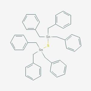 molecular formula C42H42SSn2 B082800 Hexakis(phenylmethyl)distannathiane CAS No. 10347-38-3