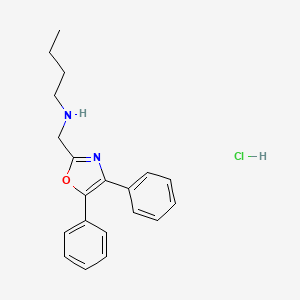 2-((Butylamino)methyl)-4,5-diphenyloxazole monohydrochloride
