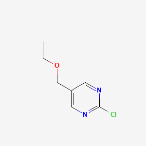 molecular formula C7H9ClN2O B8280075 2-Chloro-5-(ethoxymethyl)pyrimidine 