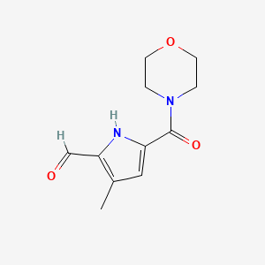 3-methyl-5-(morpholine-4-carbonyl)-1H-pyrrole-2-carbaldehyde