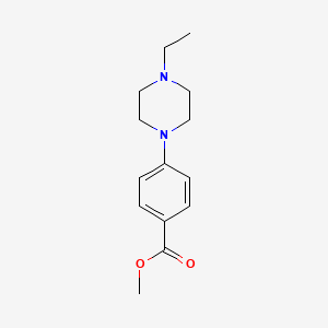 molecular formula C14H20N2O2 B8280144 Methyl 4-(4-ethylpiperazin-1-yl)benzoate 