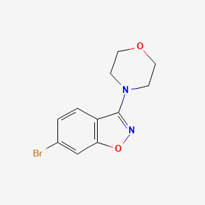 6-Bromo-3-(4-morpholinyl)-1,2-benzisoxazole