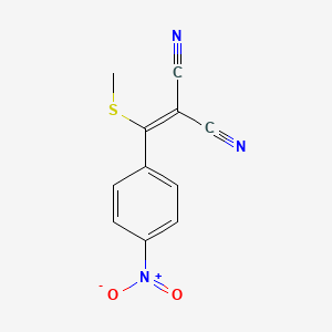 2-[(Methylthio)(4-nitrophenyl)methylene]propanedinitrile