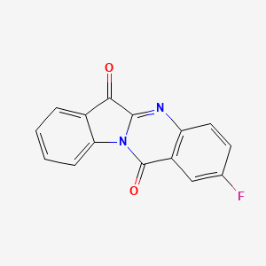 2-Fluoroindolo[2,1-b]quinazoline-6,12-dione