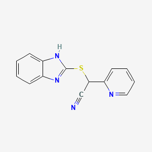 [(2-Benzimidazolyl)thio](2-pyridyl)acetonitrile