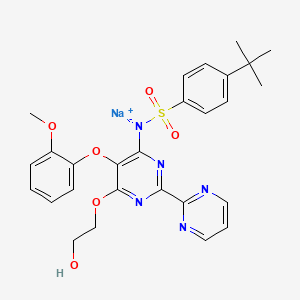 molecular formula C27H28N5NaO6S B8280401 Bosentan sodium CAS No. 150726-52-6