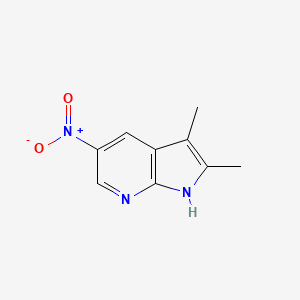 2,3-dimethyl-5-nitro-1H-pyrrolo[2,3-b]pyridine
