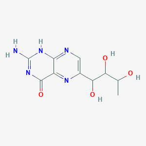 molecular formula C10H13N5O4 B082806 Rhamnopterin CAS No. 13392-24-0