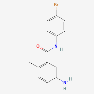 5-Amino-N-(4-bromo-phenyl)-2-methyl-benzamide