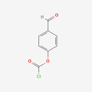 (4-Formylphenyl) carbonochloridate