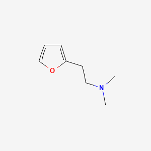 molecular formula C8H13NO B8280633 N,N-Dimethyl-2-furanethanamine 