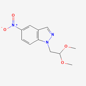 1-(2,2-dimethoxyethyl)-5-nitro-1H-indazole