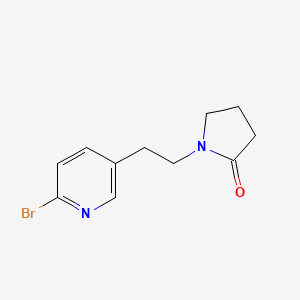1-(2-(6-Bromopyridin-3-yl)ethyl)pyrrolidin-2-one