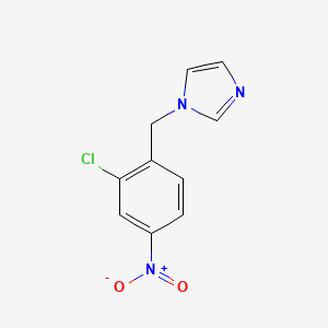1-[(2-Chloro-4-nitrophenyl)methyl]imidazole