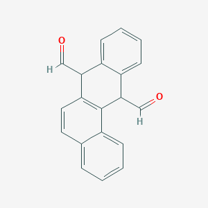 molecular formula C20H14O2 B8280678 7,12-Dihydrobenzo[a]anthracene-7,12-dicarbaldehyde CAS No. 71440-94-3