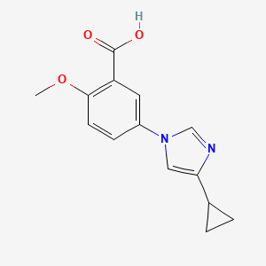 5-(4-cyclopropyl-1H-imidazol-1-yl)-2-methoxybenzoic acid