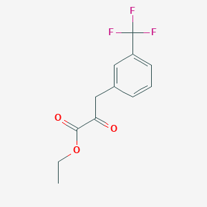 molecular formula C12H11F3O3 B8280692 Ethyl (3-trifluoromethylphenyl)pyruvate 