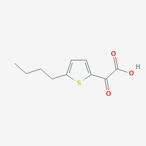 molecular formula C10H12O3S B8280786 (5-Butyl-thiophen-2-yl)-oxo-acetic acid 