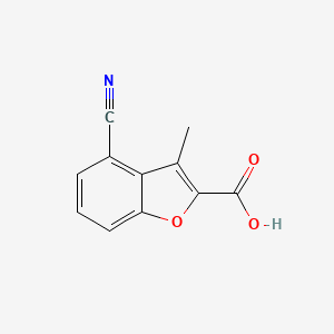 4-Cyano-3-methyl-benzofuran-2-carboxylic acid