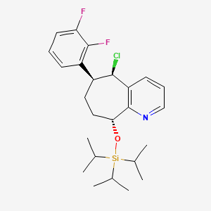 (5R,6S,9R)-5-chloro-6-(2,3-difluorophenyl)-9-(triisopropylsilyloxy)-6,7,8,9-tetrahydro-5H-cyclohepta[b]pyridine