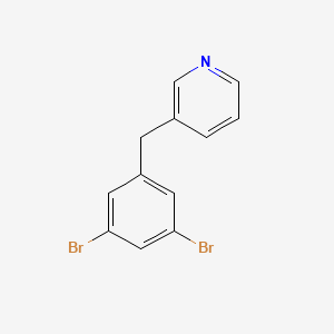 3-(3,5-Dibromobenzyl)pyridine