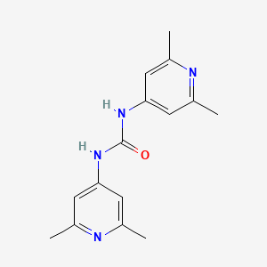 molecular formula C15H18N4O B8280957 1,3-Bis-(2,6-dimethyl-pyridin-4-yl)-urea 