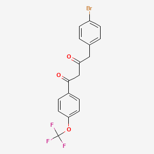 1,3-Butanedione,4-(4-bromophenyl)-1-[4-(trifluoromethoxy)phenyl]-