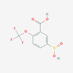 Benzoic acid, 5-sulfino-2-(trifluoromethoxy)-