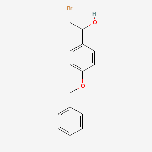 2-Bromo-1-(4-phenylmethoxyphenyl)ethanol
