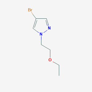 molecular formula C7H11BrN2O B8281145 4-bromo-1-(2-ethoxyethyl)-1H-pyrazole 