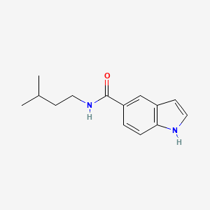 5-[N-(3-methylbutyl)carbamoyl]-indole