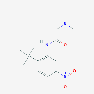 N-(2-tert-butyl-5-nitrophenyl)-2-(dimethylamino)acetamide