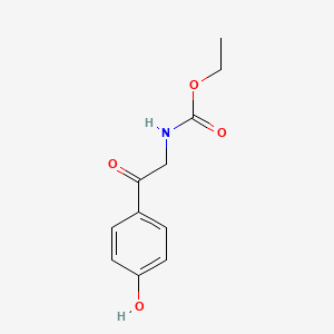 ethyl N-(p-hydroxyphenacyl)carbamate
