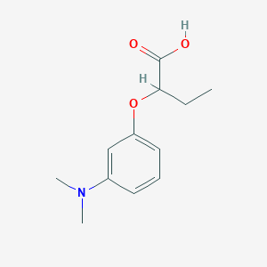 (2RS)-2-(3-dimethylaminophenoxy)butyric acid