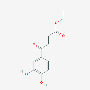 Ethyl 3-(3,4-dihydroxybenzoyl)propionate