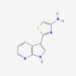 2-(1H-Pyrrolo[2,3-b]pyridin-3-yl)-thiazol-4-yl amine
