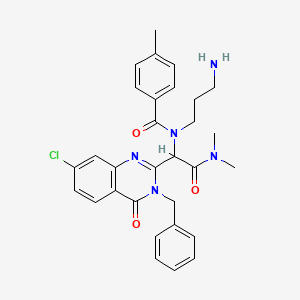 molecular formula C30H32ClN5O3 B8281268 Anticancer agent 95 