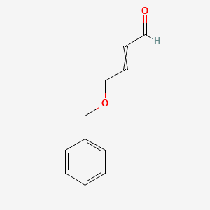 molecular formula C11H12O2 B8281352 4-(Benzyloxy)but-2-enal CAS No. 69152-87-0