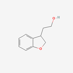molecular formula C10H12O2 B8281374 2,3-Dihydrobenzofuran-3-ethanol 