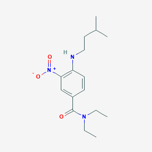 N,N-Diethyl-4-(isopentylamino)-3-nitrobenzamide