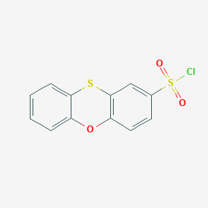 molecular formula C12H7ClO3S2 B8281518 Phenoxathiine-2-sulfonyl chloride 